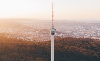 Fernsehturm Stuttgart - Schwerlasttransporte in Stuttgart