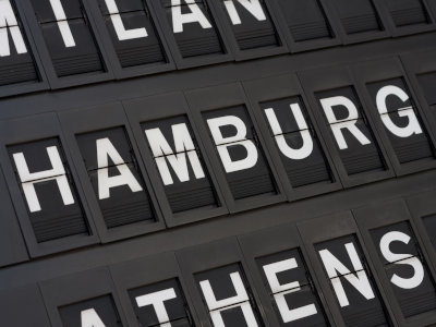 Luftfrachttransport am Hamburger Flughafen