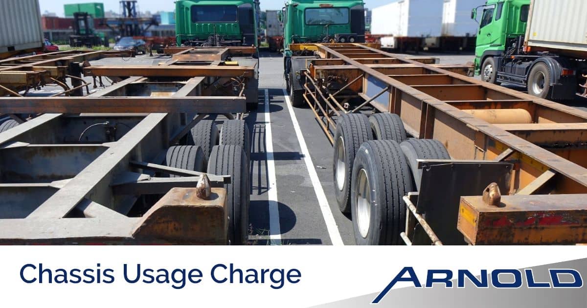 Chassis Usage Charge (CUC) alles Wichtige ️ über die Gebühr
